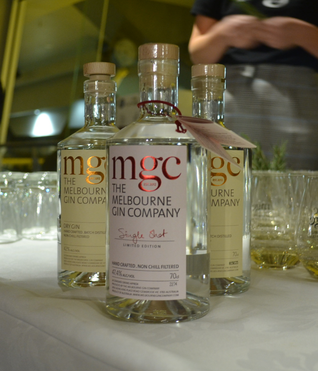 Melbourne Gin Company gin bottles