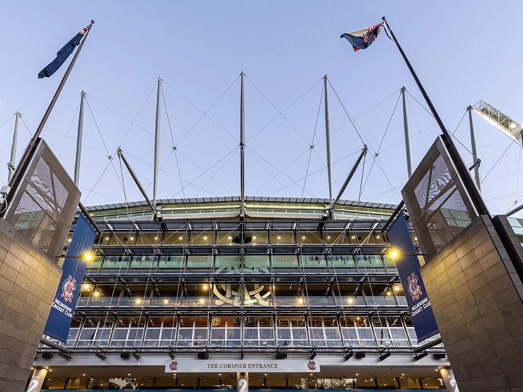 A view of the outside of Gate 2 at the MCG AFL23_SF1MELBvCARL_065_MCC CTA desktop_1024x768.webp