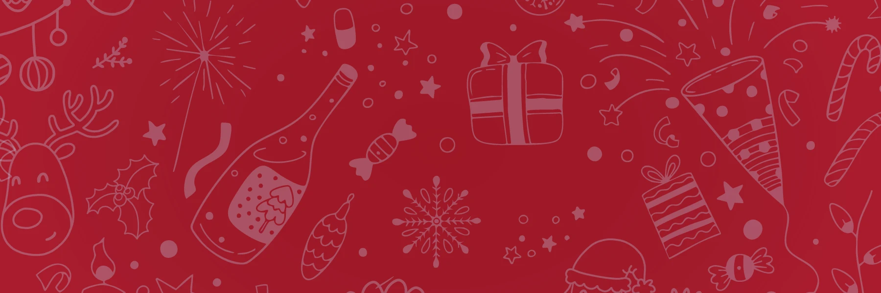 Red festive pattern