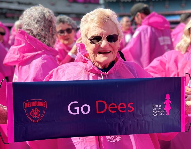 Janyce Kemp on the MCG for the BCNA match