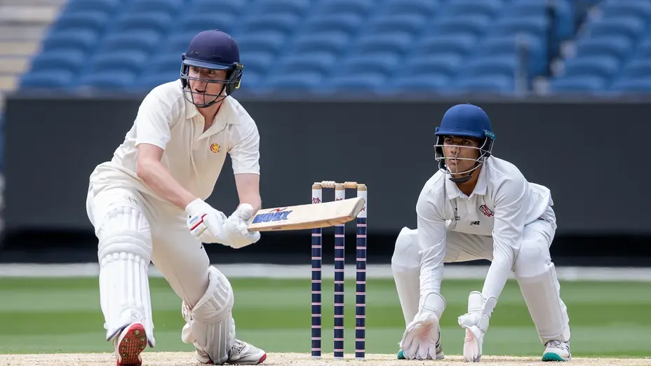 Marylebone batting at the MCG