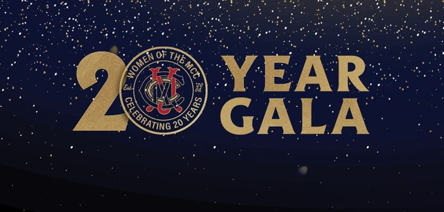 20 Year Gala gold theme