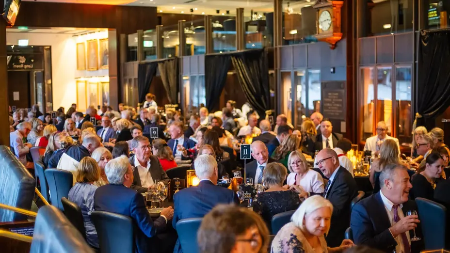 Guests dining in the MCC Long Room