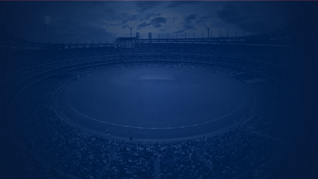 Aerial view of cricket at the MCG